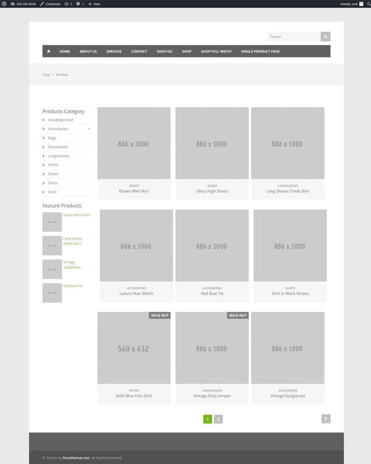 WordPress 商城主题 Trizzy 修改案例